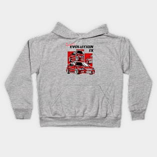 Lancer Evolution IX Kids Hoodie